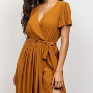 Baltic Born Kristina Maxi Dress in Saffron